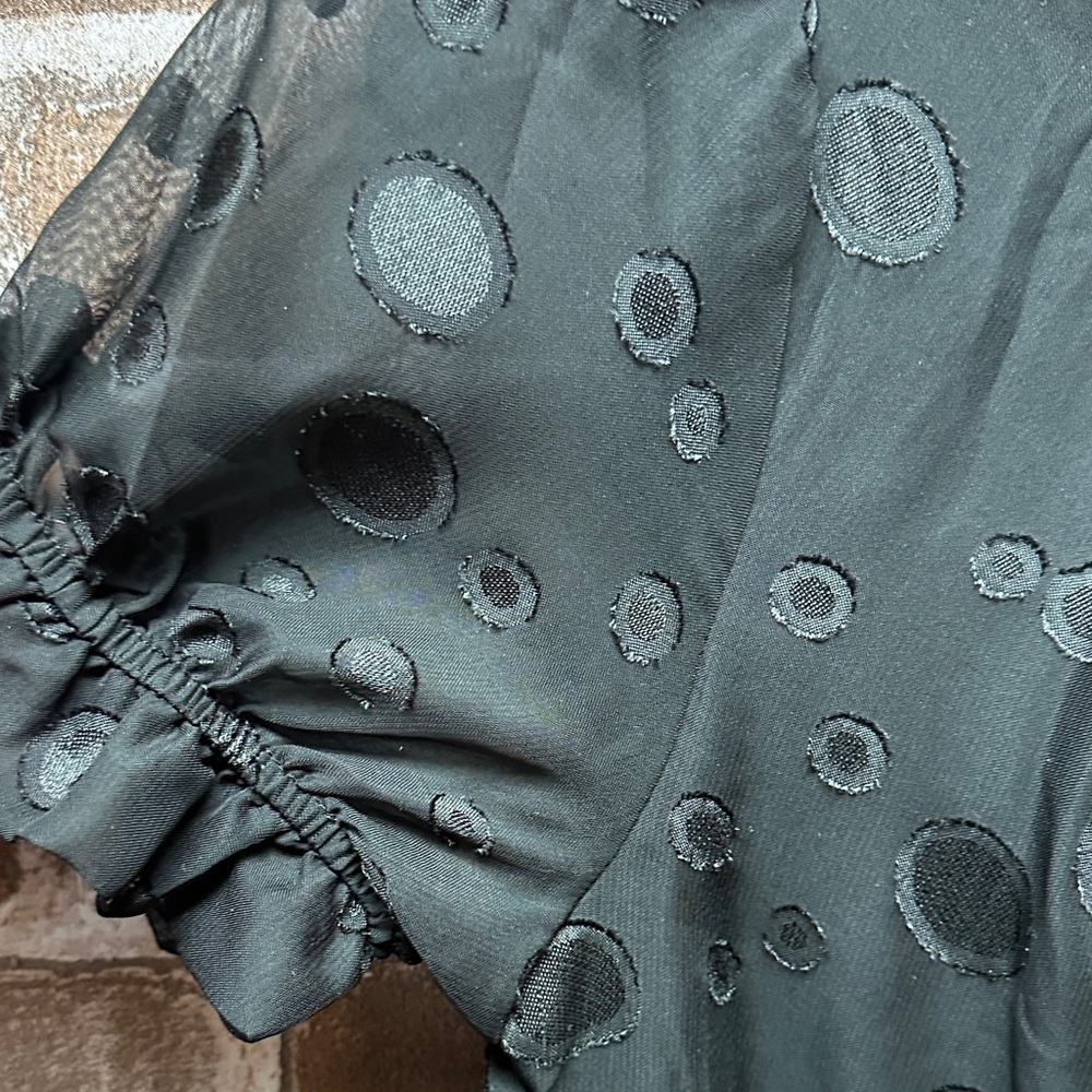 NY Collection Black Midi Dress. New - Picture 3 of 8